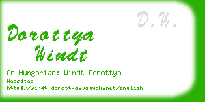 dorottya windt business card